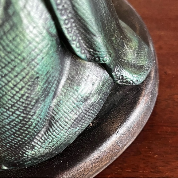 Three Wise Men or Three Kings unique ceramic bronze like art - Picture 8 of 12